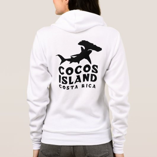 Veste À Capuche Conservation des requins à marteau de l'île Cocos (Dos)