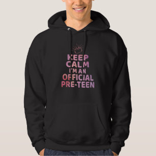 Veste À Capuche Conserver le calme Je suis un officiel 12e anniver