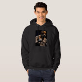 Veste À Capuche Constructeur de corps de chien Boxer (Devant entier)