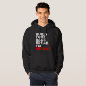 Veste À Capuche Construire une coupe de course rapide Fixer Répéte (Devant entier)