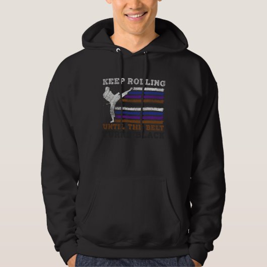 Veste À Capuche Continuez à Rouler Jusqu'à Ce que la Ceinture Devi (Devant)