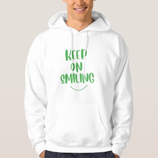 Veste À Capuche Continuez À Sourire (Devant)