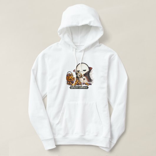 Veste À Capuche Contrôle de Qualité Halloween Vampire Mignon (Design devant)