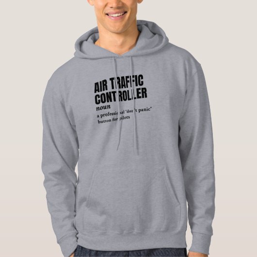 Veste À Capuche Contrôleur de la circulation aérienne - Définition (Devant)