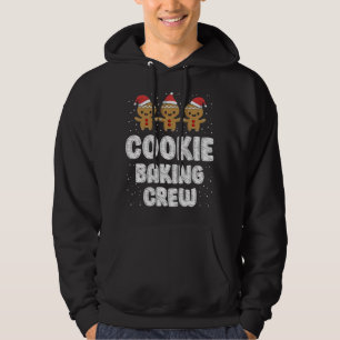 Veste À Capuche Cookie Baking Crew Chemise de Noël Famille Gingerb