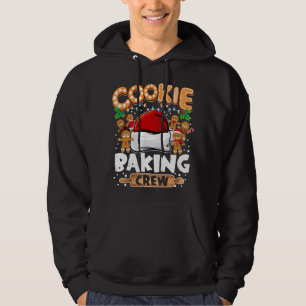 Veste À Capuche Cookie Baking Crew Funny Christmas Lights Gingerbr