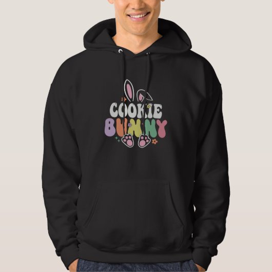 Veste À Capuche Cookie Bunny Women Easter Day Rabbit Grandma Famil (Devant)