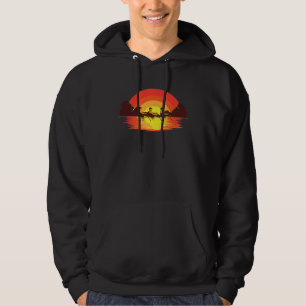 Veste À Capuche Cool Aviron Coucher de soleil Funny Coxswain prop