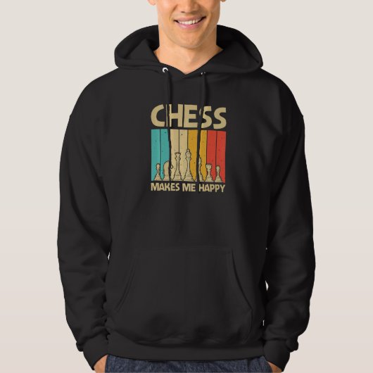 Veste À Capuche Cool Chess For Men Women Piece Chess Player Coach  (Devant)