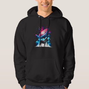 Veste À Capuche Cool Cosmic Zebra Galaxy Graphic Space Art