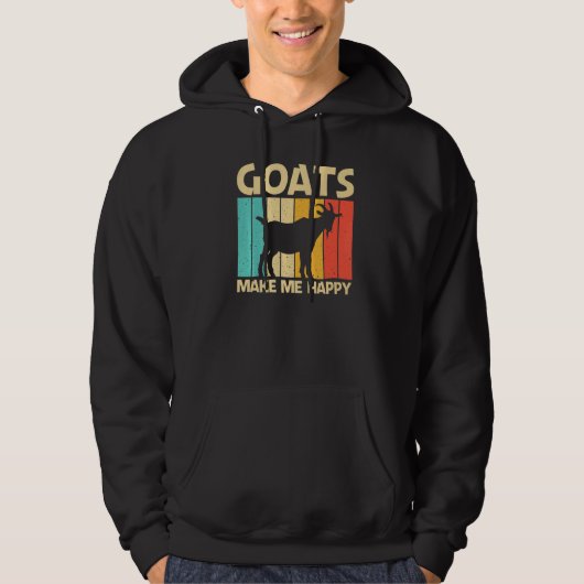 Veste À Capuche Cool Goat For Men Women Goat Farmer Farming (Devant)