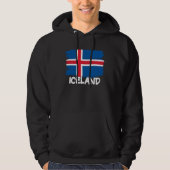 Veste À Capuche Cool Iceland Flag (Devant)