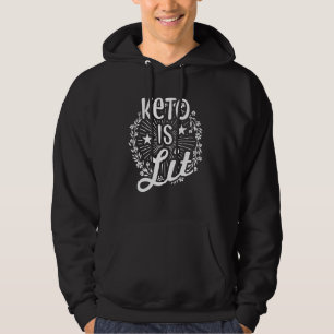 Veste À Capuche Cool Keto est Lit Love National Keto Day Noël