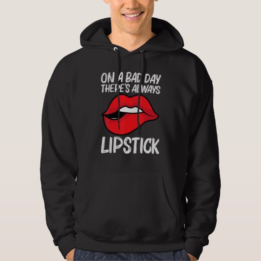 Veste À Capuche Cool Lipstick For Men Women Cosmetic Makeup   (Devant)