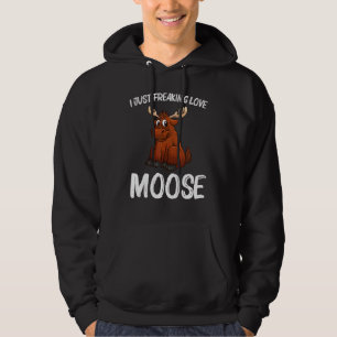 Veste À Capuche Cool Moose Pour Hommes Femmes Deer Alaska Moose Re