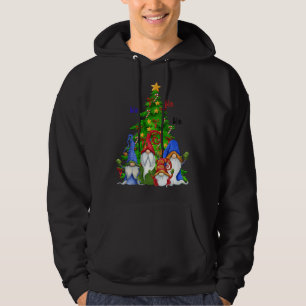 Veste À Capuche Cool Noël Gnomes Xmas Tree Ho Ho Ho Design