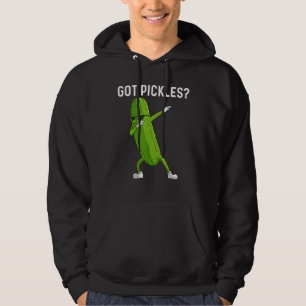 Veste À Capuche Cool Picket Pour Hommes Femmes Gros Dill Cucumber 
