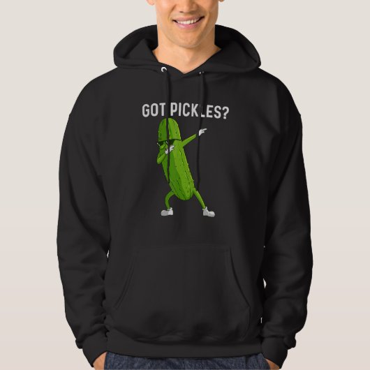 Veste À Capuche Cool Picket Pour Hommes Femmes Gros Dill Cucumber  (Devant)