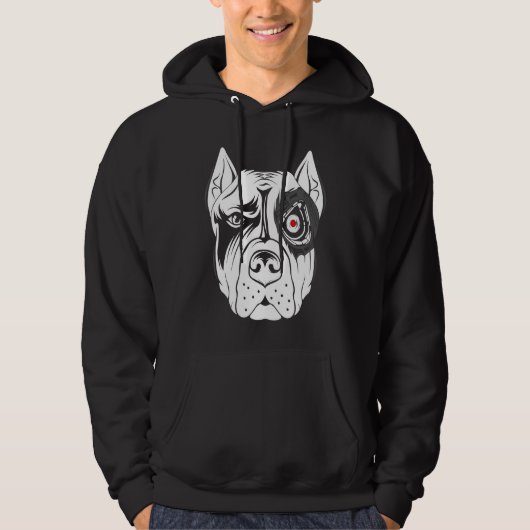 Veste À Capuche cool robot android chien graphique chiens cool chi (Devant)