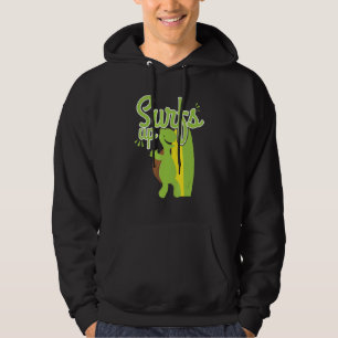 Veste À Capuche Cool Surfs Up Tortue Surf Océan Nature