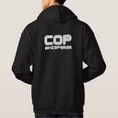 Veste À Capuche COP WHISPERER drôle copwatt audit idée cadeau (Dos)