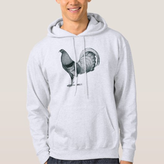 Veste À Capuche coq de combat Crele ou Dom (Devant)