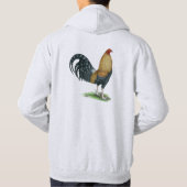 Veste À Capuche Coq de combat : Dom ou Crele (Dos)