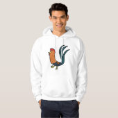 Veste À Capuche Coq de dessin animé mignon (Devant entier)