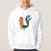 Veste À Capuche Coq de dessin animé mignon (Devant)