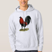 Veste À Capuche Coq Rouge Noir BB Américain (Devant)