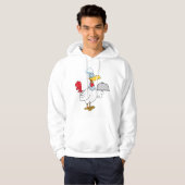 Veste À Capuche Coq servant de la nourriture (Devant entier)