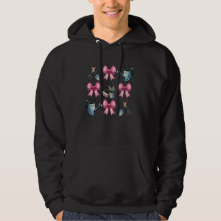 Veste À Capuche Coquette Bow Jardinage Outils Plante rose