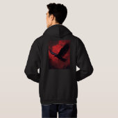 Veste À Capuche corbeau (Dos entier)