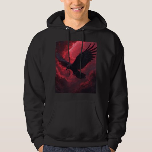 Veste À Capuche corbeau (Devant)