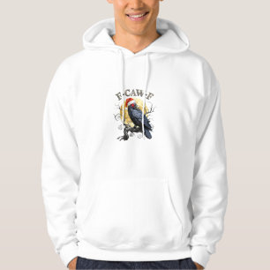 Veste À Capuche Corbeau drôle F-Caw-F Oiseau gothique Chapeau de N
