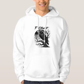 Veste À Capuche Corbeau F-Caw-F Humour Gothique Drôle