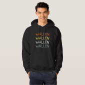 Veste À Capuche Corbeille Merch Wallen (Devant entier)