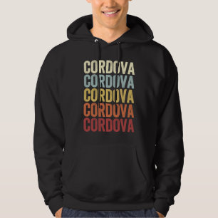 Veste À Capuche Cordova Alaska Cordova AK Texte Vintage rétro