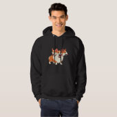 Veste À Capuche Corgi Cerberus (Devant entier)