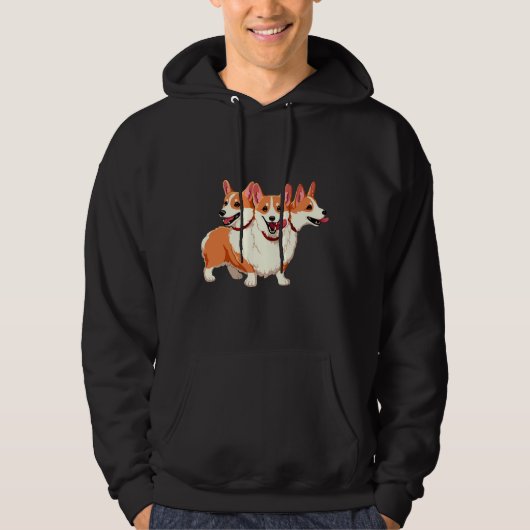 Veste À Capuche Corgi Cerberus (Devant)