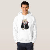 Veste À Capuche Corgi Cula Halloween (Devant entier)