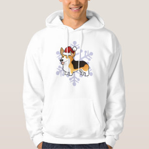 Veste À Capuche Corgi de Gallois de Pembroke de Noël