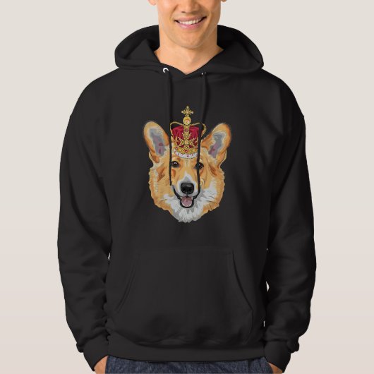 Veste À Capuche Corgi Happy (Devant)