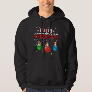 Veste À Capuche Corgi Joyeux Noël mignon Léopard Plaid Corgi Chien