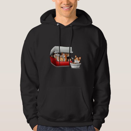 Veste À Capuche Corgi Nuggets (Devant)