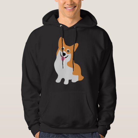 Veste À Capuche Corgi Smile (Devant)