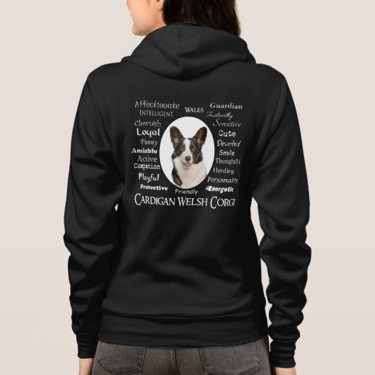 Veste À Capuche Corgi Traits (Dos)