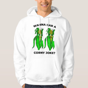 Veste À Capuche Corny Joke Mème Oreille de Corn Pun Graphique