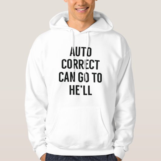 Veste À Capuche Correction automatique Peuvent Aller à (Devant)