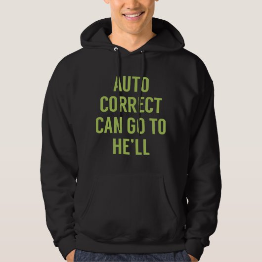 Veste À Capuche Correction automatique Peuvent Aller à (Devant)